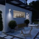 PIR Matt White Stainless Steel Single Outdoor Down Wall Light Movement Sensor ZLC057DSENW