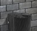 Black Stainless Steel Single Outdoor Wall Light IP65 ZLC018B