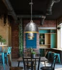 Industrial Vintage Brass Ceiling Pendant Light M0152