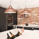 Modern Ceiling Copper Pendant Light M0153