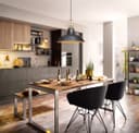 Industrial Antique Brass Ceiling Pendant Light Pewter Grey M0175