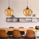 Modern Vintage Glass Globe Pendant Light M0207
