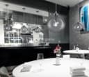 Modern Vintage Ceiling Smoked Grey Globe Pendant Light M0211