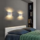 Modern Up Down Gypsum Ceramic Wall Light M0215 with G9 LED 5W WW