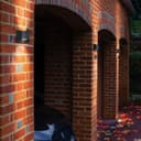 Modern LED Outdoor Wall Light Black Warm White ZLC324WW