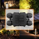 4 Way Waterproof IP68 Junction Box Push Clip WB4W