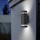Modern Outdoor Double Wall Light ZLC336B
