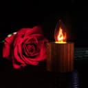 4 X 3w Flicker Flame Candle Light Bulb B15