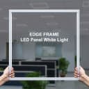 2 x 40w LED Recessed Ceiling Panel Frame Border Edge Light Cool White 6500k 600 x 600