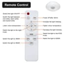 36w Round LED Ceiling Light Dimmable RGB Smart WiFi Mood Lamp App and Remote Control WF02