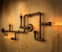 Vintage LED 2W T30 Teardrop Spiral Tube Bulb E27