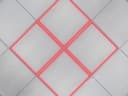 40w LED Recessed Ceiling Panel Frame Border Edge Light Red 600 X 600 PHFL40WRED