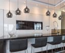 Vintage 3 Lights Ceiling Pendant Lamp Cluster Mini Glass Globe Shades Smoked Grey H3044