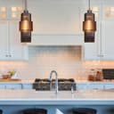 Modern Vintage Ceiling Pendant Lamp Shade Smoked Grey Cylindrical Glass H3045
