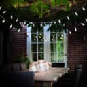 Outdoor or Indoor Mini Lantern 20 LED String Lights IP44 Mains Powered 6000K LANSL02