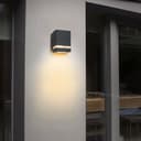 Modern Garden Outdoor Single Black Wall Light ZLC369B