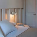 Brush Chrome Mounted Reading Wall Light Pull Switch Adjustable Head H3037
