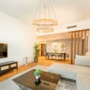 Modern 40W LED 2 Ring Ceiling Pendant Light Gold Round Chandelier 3 CCT K404