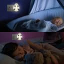 1W LED Night Light with Auto Sensor White Ladybug Plug In Dusk to Dawn A62W