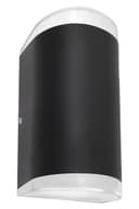Modern 6W LED Double Outdoor Wall Light Black Cool White ZLC321CW