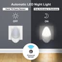 EU Plug Automatic LED Night Light Dusk to Dawn 