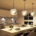 Vintage Glass Globe Ceiling Hanging Pendant Light Shade Mosaic Lighting 