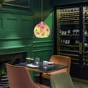 Vintage Glass Globe Ceiling Hanging Pendant Light Shade Mosaic Lighting 