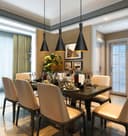Modern Black Metal Ceiling Pendant Light M0205 