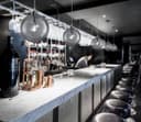 Modern Vintage Ceiling Smoked Grey Globe Pendant Light M0211