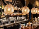 Modern Vintage Ceiling Smoked Gold Globe Pendant Light M0212