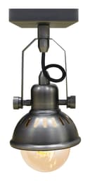 Vintage Ceiling Stainless Steel Pewter Finish Adjustable Swivel Spot Light