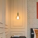 Ceiling Rose Pendant E27 Fitting Brass Flex Hanging Lamp Holder Kit K428