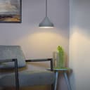 Modern Ceiling Pendant Light Dome Grey Mini Lamp Shade K410