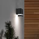Downward Outdoor Dusk Till Dawn Wall Light IP44 Anthracite Black Automatic Sensor ZLC373DTD