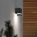 Modern Garden Outdoor Single Black Wall Light ZLC369B