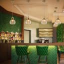 Modern Retro Ceiling Brass Pendant Light Transparent Globe Glass Lamp Shade K427