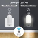 LED Night Light Dusk To Dawn Auto Sensor Cool White A88
