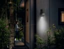 Black Outdoor Wall Light Dusk Till Dawn Sensor Stainless Steel IP65 ZLC089B