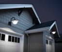 7w Outdoor Garden LED Wall Light Lantern Shade Black with Opaque Cover ZLC317