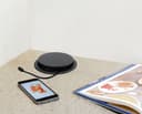 Black Top Power Tower Pop Up Socket With 2 USB Charging Port 3 Plug Sockets 