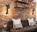 Vintage Industrial Rustic Copper Steampunk Wall Light 