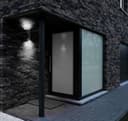 Black Double Outdoor Wall with PIR Movement Sensor Stainless Steel ZLC038DSEN 