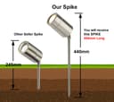 Stainless Steel Garden Spike Light Adjustable Spike GU10 ZLC05