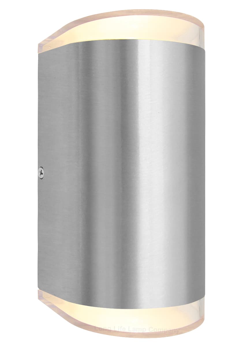 Modern 6W LED Double Outdoor Wall Light Stainless Steel Warm White ZLC320WW