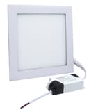 12w LED Square Recessed Ceiling Panel Cool White 6500K