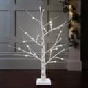 LED Indoor Christmas Tree White 60cm 6000k Light Dual Mains and Battery Operated TREE02