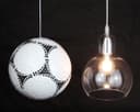 Modern Mini Globe Clear Glass Pendant Light M0185