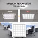 40w LED Panel 600 X 600 Recessed Ceiling Light 6500K 25 Sections Modular Replacement 25SP40W