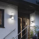 Stainless Steel Up Down Wall Light Frosted Glass Cover IP44 Garden Wall Light ZLC017