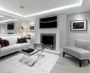 Brush Chrome Fixed Fire Rated Downlight